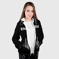 Куртка с капюшоном женская EMINEM, цвет: 3D-белый — фото 2