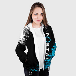 Куртка с капюшоном женская PORTAL, цвет: 3D-белый — фото 2