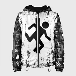 Куртка с капюшоном женская PORTAL, цвет: 3D-черный