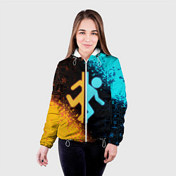 Куртка с капюшоном женская PORTAL, цвет: 3D-белый — фото 2