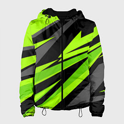 Куртка с капюшоном женская Форма для фитнеса, цвет: 3D-черный