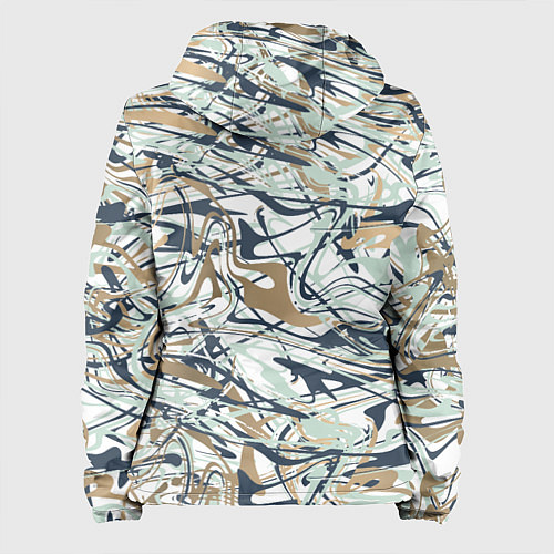 Женская куртка Узор красками / 3D-Белый – фото 2