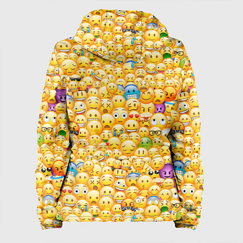 Женская куртка Смайлики Emoji / 3D-Белый – фото 2