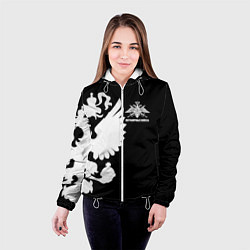 Куртка с капюшоном женская Пограничные Войска, цвет: 3D-белый — фото 2