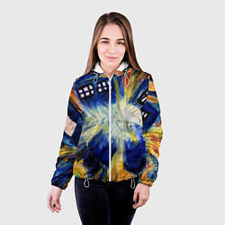 Куртка с капюшоном женская ДОКТОР ВАН ГОГ, цвет: 3D-белый — фото 2