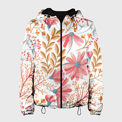 Женская куртка Цветы