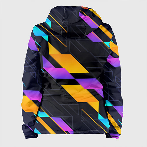 Женская куртка Modern Geometry / 3D-Черный – фото 2