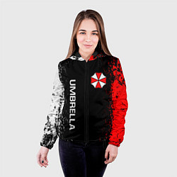 Куртка с капюшоном женская RESIDENT EVIL UMBRELLA, цвет: 3D-черный — фото 2