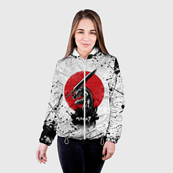 Куртка с капюшоном женская BERSERK, цвет: 3D-белый — фото 2