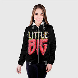 Куртка с капюшоном женская Little Big, цвет: 3D-белый — фото 2