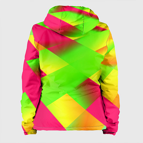 Женская куртка Fortnite гамма абстракция / 3D-Белый – фото 2