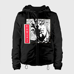 Куртка с капюшоном женская Jojos bizarre adventure Dio, цвет: 3D-черный