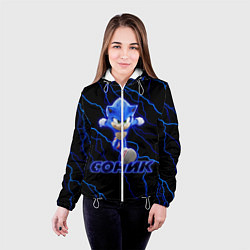 Куртка с капюшоном женская СОНИК, цвет: 3D-белый — фото 2