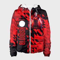 Куртка с капюшоном женская Bloodshot, цвет: 3D-белый