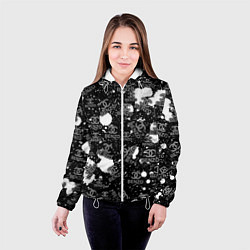 Куртка с капюшоном женская Benzo Gang - Big Baby Tape, цвет: 3D-белый — фото 2