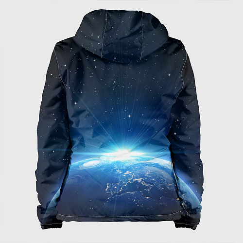 Женская куртка Космический кот / 3D-Черный – фото 2