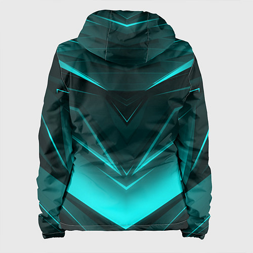 Женская куртка NEON GEOMETRY STRIPES / 3D-Белый – фото 2