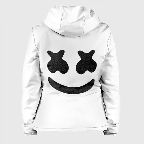 Женская куртка Marshmello Спина / 3D-Белый – фото 2