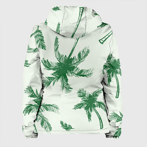 Женская куртка Пальмовый рай / 3D-Белый – фото 2