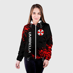 Куртка с капюшоном женская UMBRELLA CORP, цвет: 3D-белый — фото 2