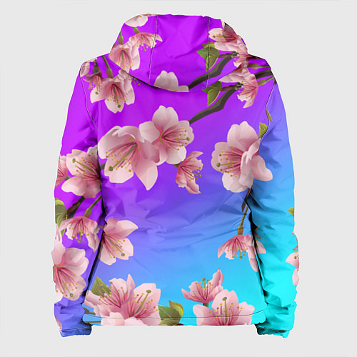 Женская куртка САКУРА ВИШНЯ / 3D-Белый – фото 2