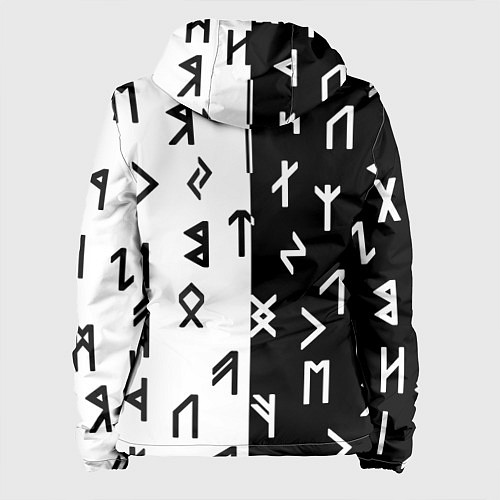 Женская куртка РУНЫ / 3D-Черный – фото 2