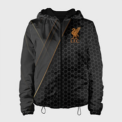 Куртка с капюшоном женская Liverpool FC, цвет: 3D-черный