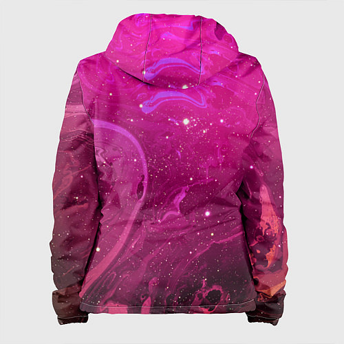 Женская куртка РОЗОВЫЙ КОСМОС / 3D-Белый – фото 2