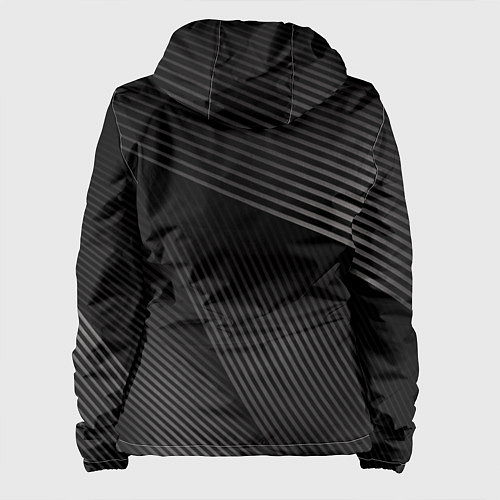 Женская куртка МЕТАЛЛИЧЕСКИЕ ПОЛОСЫ / 3D-Белый – фото 2