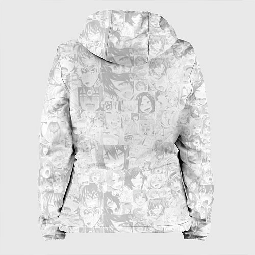 Женская куртка Ахегао / 3D-Белый – фото 2
