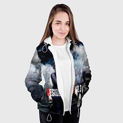 Куртка с капюшоном женская RESIDENT EVIL 3, цвет: 3D-белый — фото 2