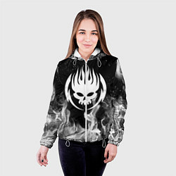 Куртка с капюшоном женская THE OFFSPRING, цвет: 3D-белый — фото 2