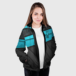 Куртка с капюшоном женская Liverpool FC, цвет: 3D-черный — фото 2