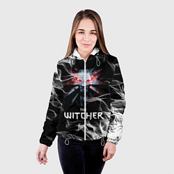 Куртка с капюшоном женская ВЕДЬМАК, цвет: 3D-белый — фото 2