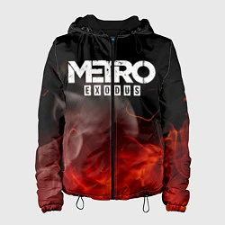 Куртка с капюшоном женская METRO EXODUS, цвет: 3D-черный