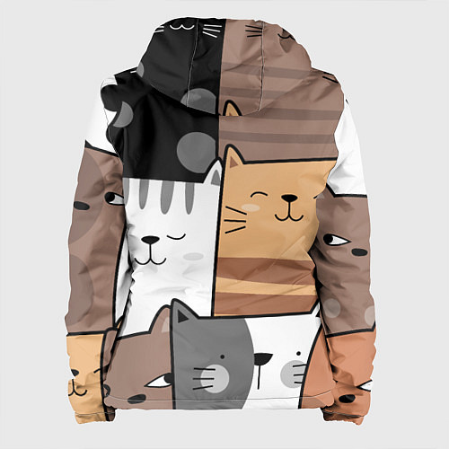 Женская куртка Котейки / 3D-Черный – фото 2