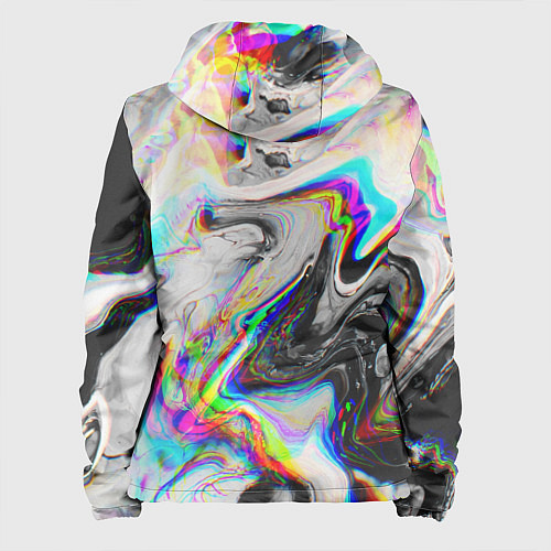Женская куртка DIGITAL ABSTRACT GLITCH / 3D-Белый – фото 2