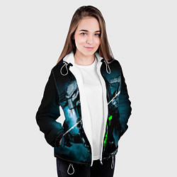 Куртка с капюшоном женская PREDATOR, цвет: 3D-белый — фото 2