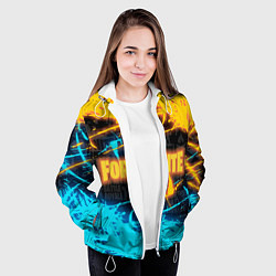 Куртка с капюшоном женская FORTNITE, цвет: 3D-белый — фото 2