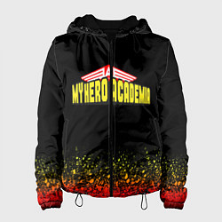 Женская куртка MY HERO ACADEMIA logo on FIRE