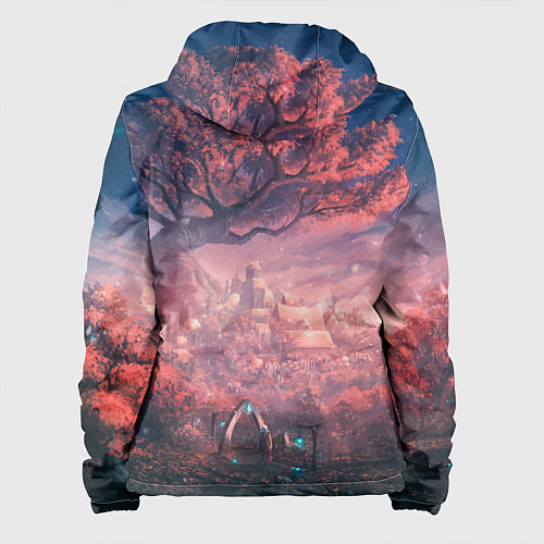 Женская куртка Anime art / 3D-Черный – фото 2