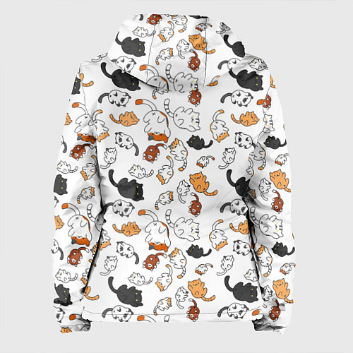 Женская куртка Кошачьи валяния / 3D-Черный – фото 2