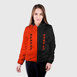 Куртка с капюшоном женская AngelsDemons, цвет: 3D-черный — фото 2