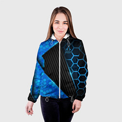 Куртка с капюшоном женская Assassins Creed, цвет: 3D-белый — фото 2