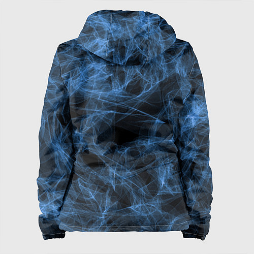 Женская куртка Синий дым / 3D-Белый – фото 2