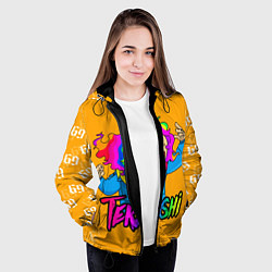 Куртка с капюшоном женская 6IX9INE, цвет: 3D-черный — фото 2