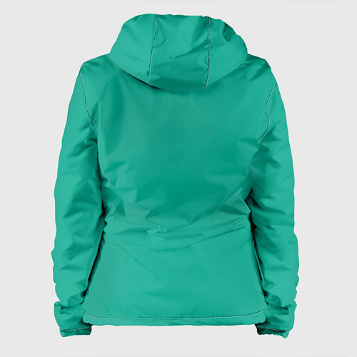 Женская куртка Зеленый / 3D-Белый – фото 2