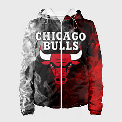 Куртка с капюшоном женская CHICAGO BULLS, цвет: 3D-белый