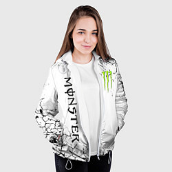 Куртка с капюшоном женская MONSTER ENERGY, цвет: 3D-белый — фото 2