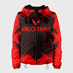 Куртка с капюшоном женская Valorant, цвет: 3D-черный